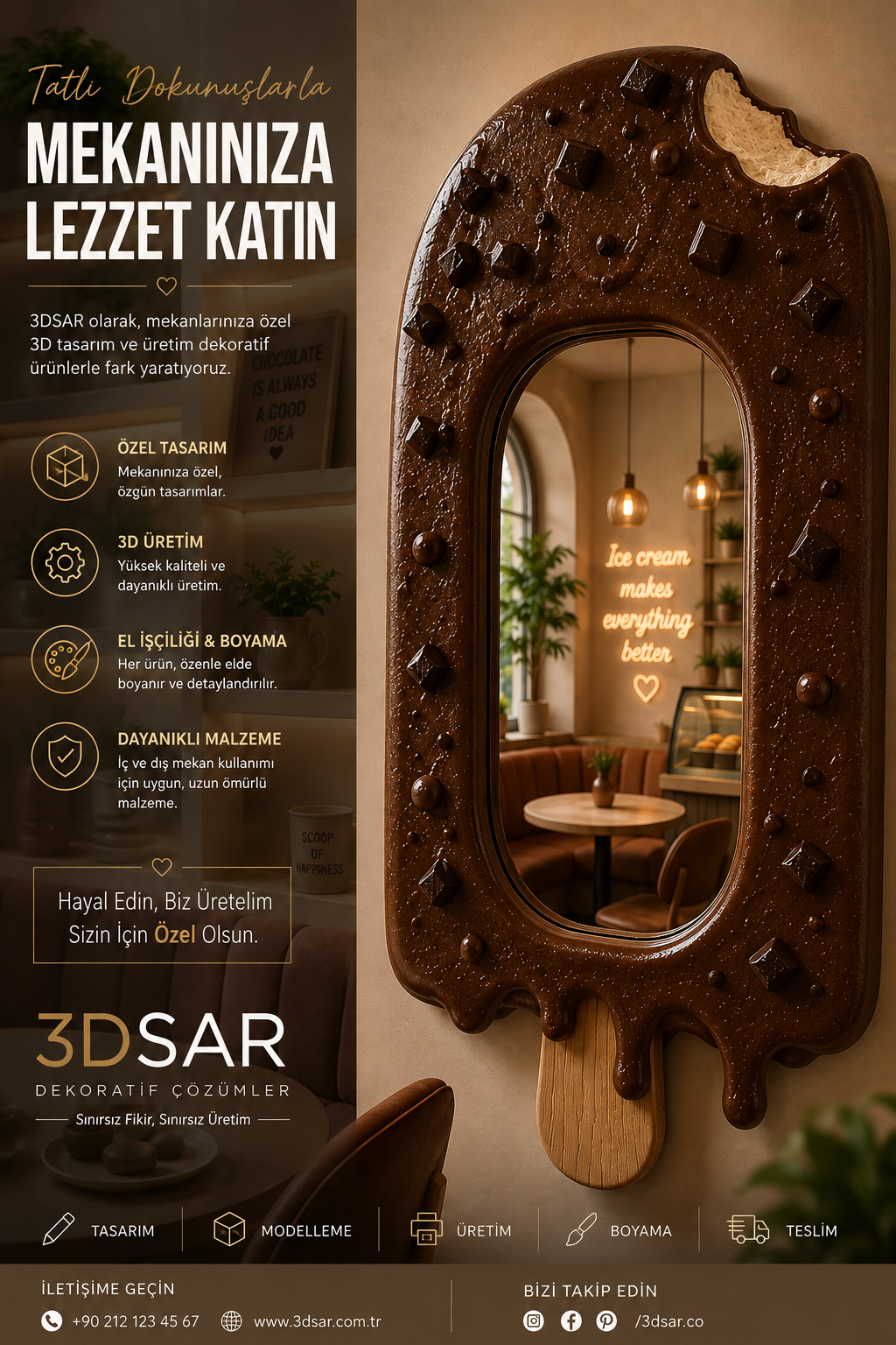 Büyük Boy 3D Reklam Figürleri | Markaya ve Projeye Özel Üretim - 3D reklam figürü görseli 1