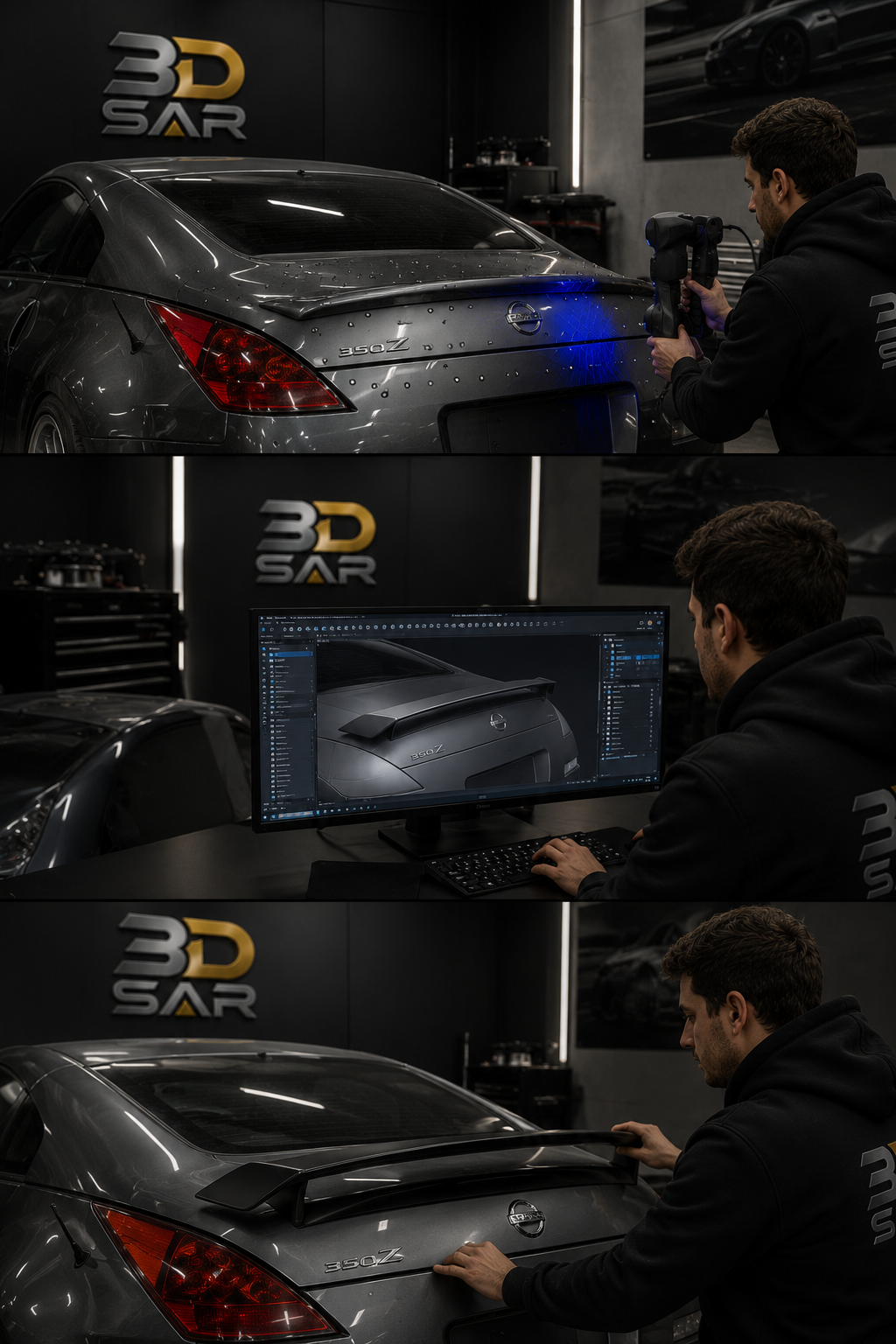 Otomobil Body Kit, Spoiler ve Özel 3D Otomotiv Parçaları - body kit üretimi görseli 6