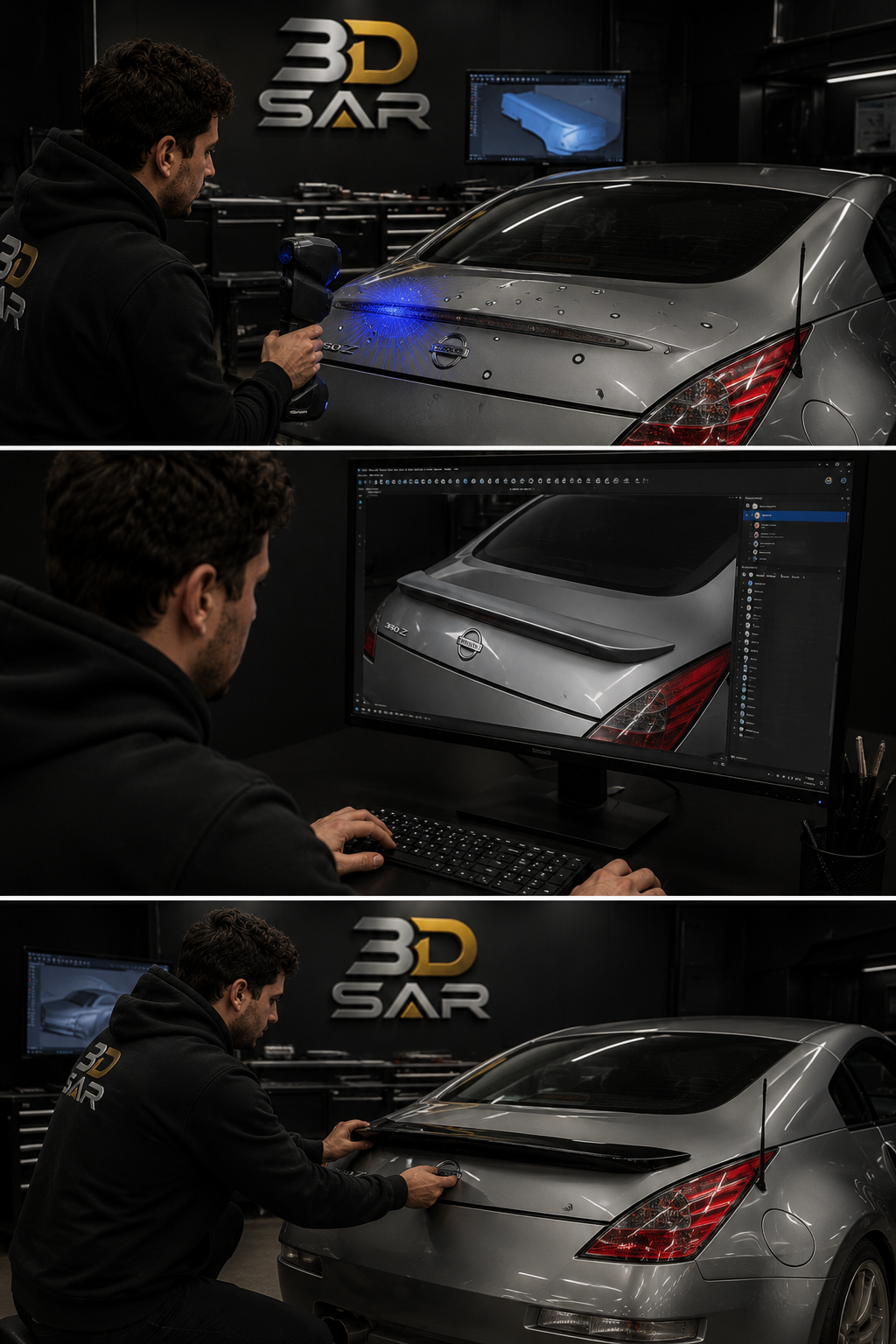 Otomobil Body Kit, Spoiler ve Özel 3D Otomotiv Parçaları - body kit üretimi görseli 7