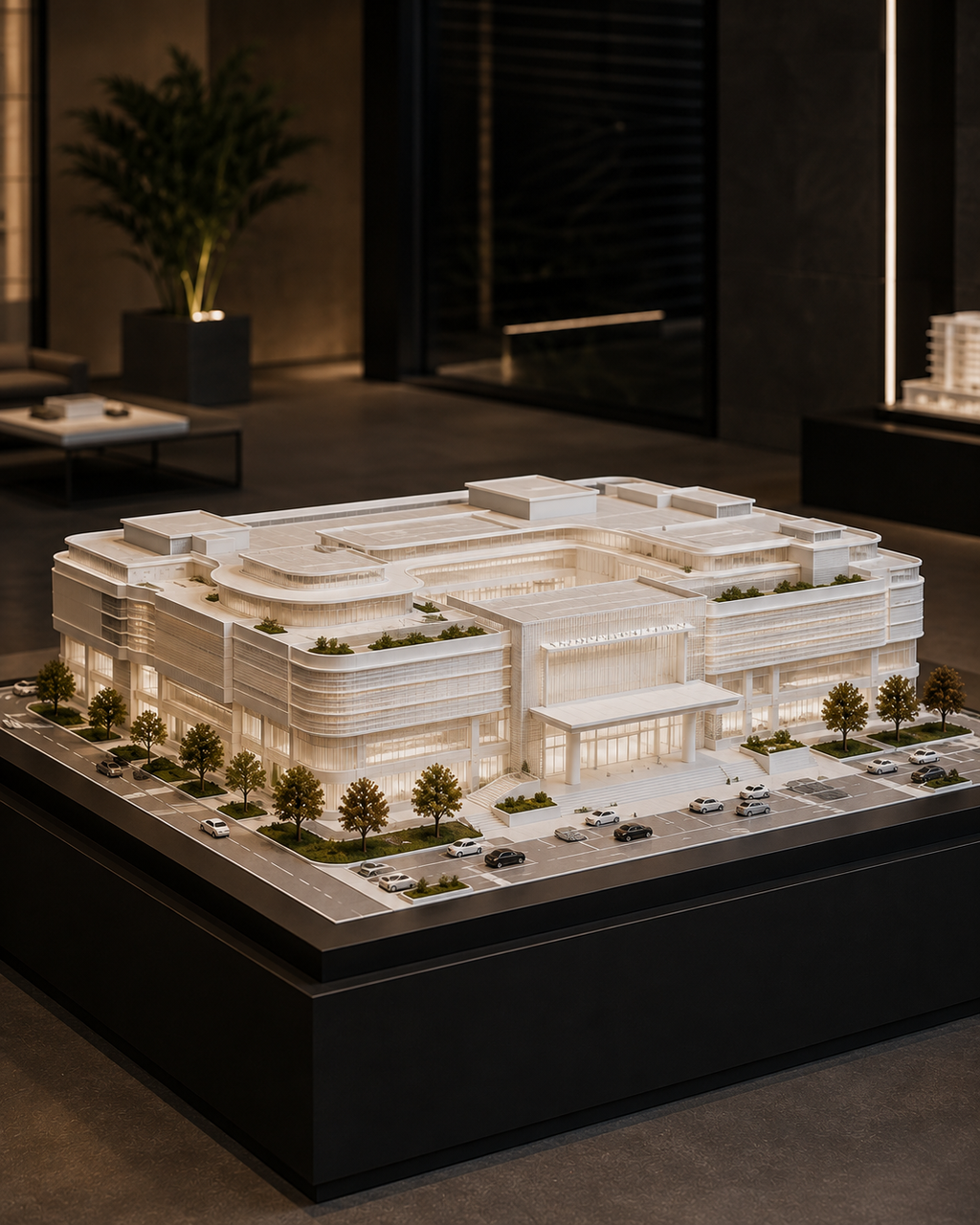 3D Mimari Maket Üretimi | Konut, AVM, Stadyum ve Proje Modelleri - 3D mimari maket görseli 11