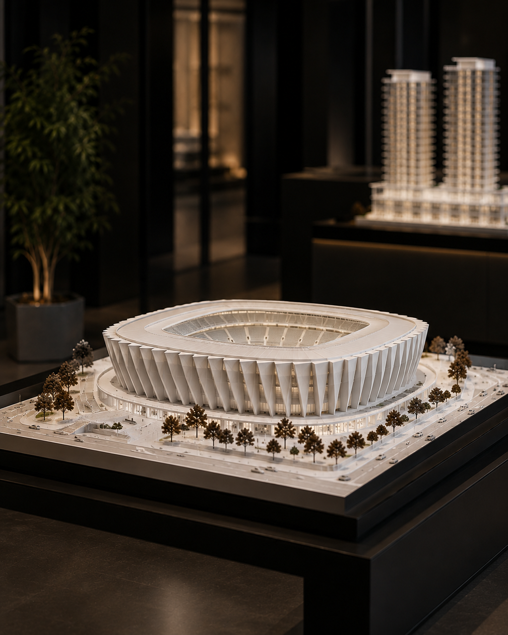 3D Mimari Maket Üretimi | Konut, AVM, Stadyum ve Proje Modelleri - 3D mimari maket görseli 14