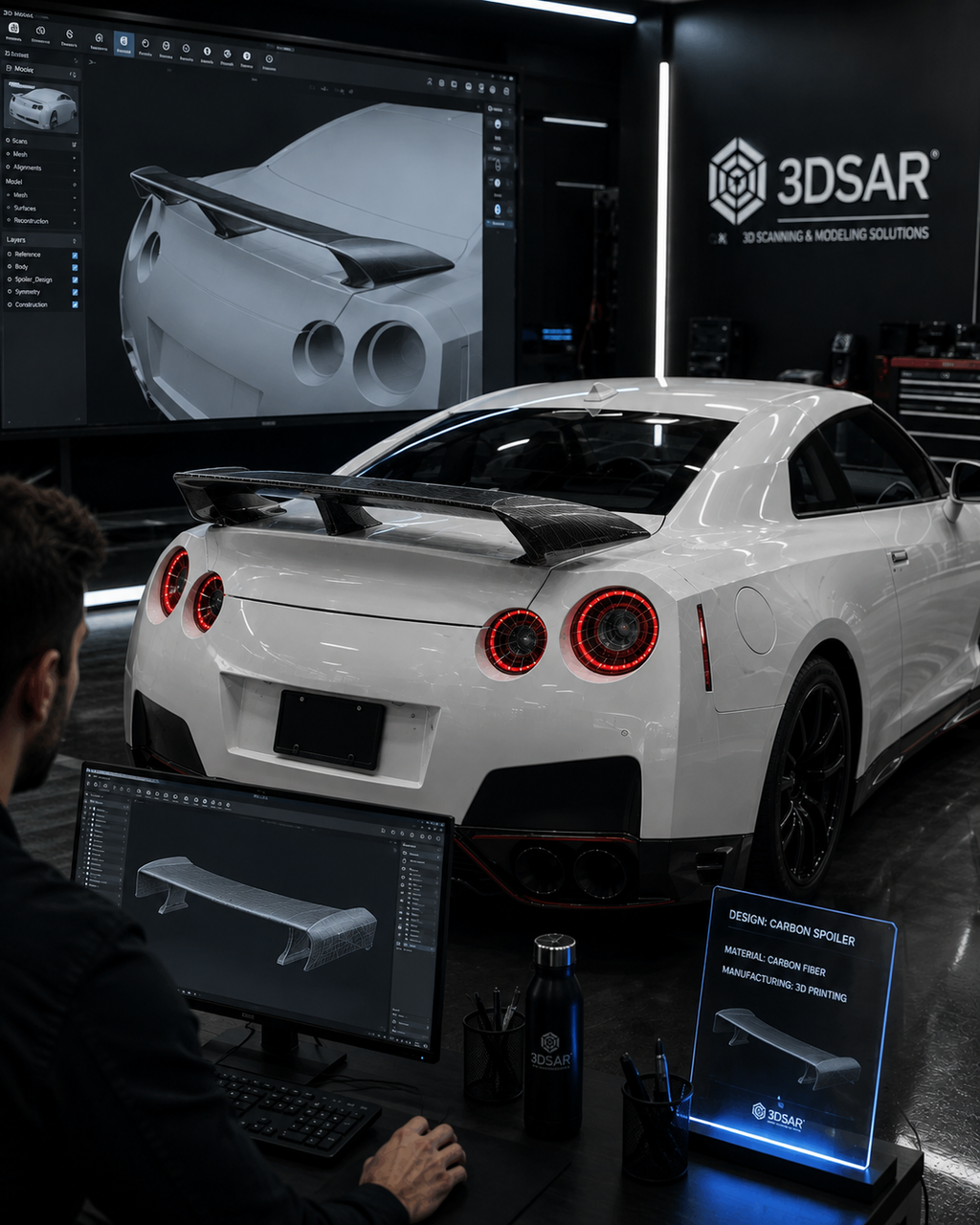 Otomobil Body Kit, Spoiler ve Özel 3D Otomotiv Parçaları - body kit üretimi görseli 2