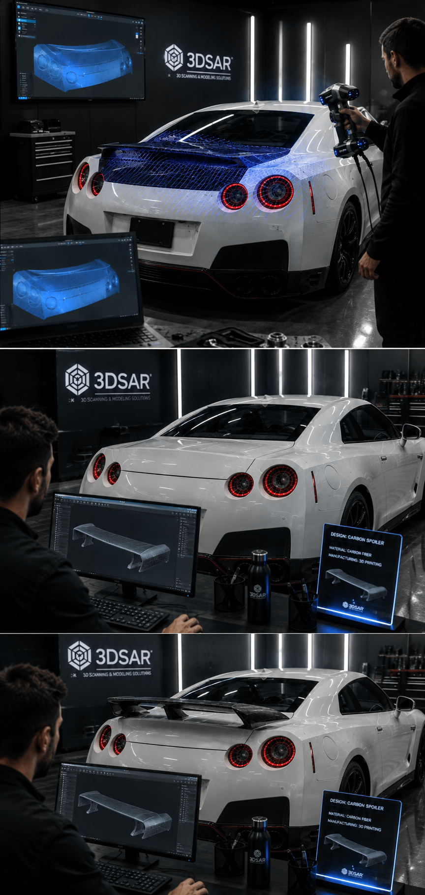Otomobil Body Kit, Spoiler ve Özel 3D Otomotiv Parçaları - body kit üretimi görseli 3