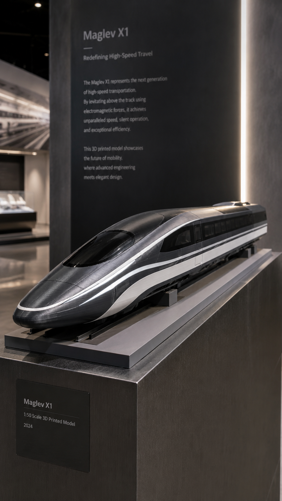 Kişiye Özel 3D Hızlı Tren Modeli | Profesyonel Modelleme & 3D Baskı