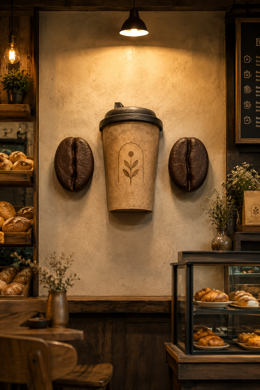 Dev Kahve Figürleri | Kafe ve Restoran İçin Özel 3D Dekor - dev kahve figürü görseli 6