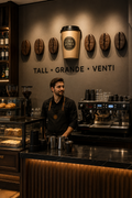 Dev Kahve Figürleri | Kafe ve Restoran İçin Özel 3D Dekor - dev kahve figürü görseli 1