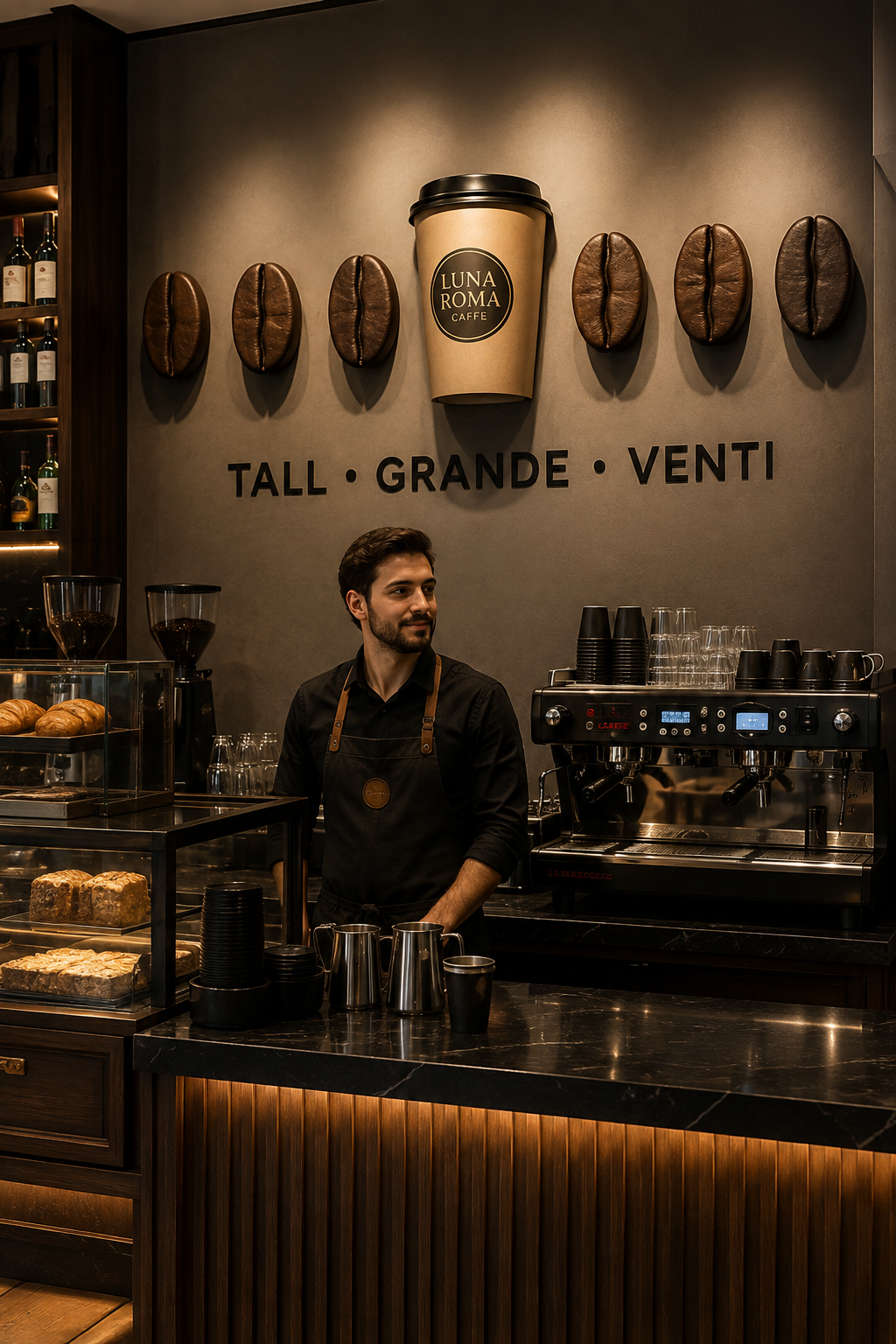 Dev Kahve Figürleri | Kafe ve Restoran İçin Özel 3D Dekor - dev kahve figürü görseli 1