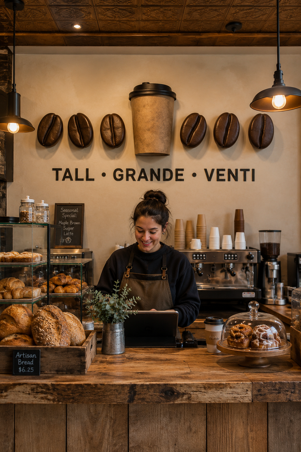 Dev Kahve Figürleri | Kafe ve Restoran İçin Özel 3D Dekor - dev kahve figürü görseli 2