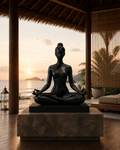 Yoga ve Meditasyon Heykeli | Modern Dekoratif Sanat Figürü